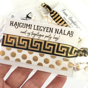 Lánybúcsú party hajgumi az egész csapatnak - vicces szöveg / saját szöveggel is kérhető -  - Meska.hu