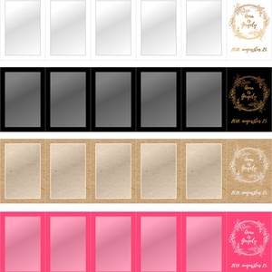 Egyedi 11 fotós Mini Harmonika Fotóalbum - Köszönőajándék / Fénykép album / Menyasszony és Vőlegény nevével 10x7cm-es -  - Meska.hu