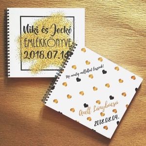 Névre szóló Lánybúcsú ajándék emlékkönyv - Prémium egyedi album - emlék a menyasszonynak - füzet / napló - 21x19cm - esküvő - lánybúcsú - Meska.hu