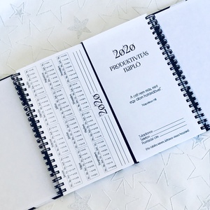 Nőknek NÉVRE SZÓLÓ 2020-as AJÁNDÉK Határidőnapló / Produktivitás napló / Csajos karácsonyi ajándék ötlet - Pöttyös Piros -  - Meska.hu
