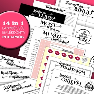Fényképes névre szóló lánybúcsú ajándék emlékkönyv / album - natúr - 21x19cm - Ha igazán különleges ajándékot keresel... - esküvő - lánybúcsú - Meska.hu