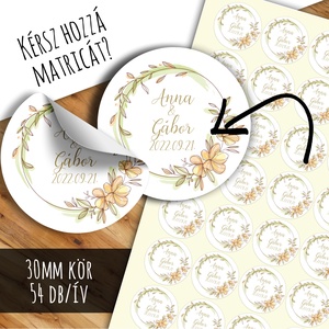 Virágos pasztell design vendégkönyv / emlékkönyv - egyedi album - esküvői emlék - füzet / napló - 21x19cm  - esküvő - emlék & ajándék - vendégkönyv - Meska.hu