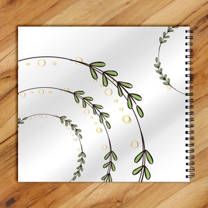 Cuki leveles vendégkönyv / emlékkönyv - egyedi album - esküvői emlék - füzet / napló - 21x19cm  - esküvő - emlék & ajándék - vendégkönyv - Meska.hu