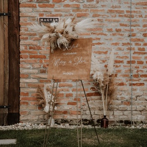 Esküvői üdvözlő tábla - Meska.hu