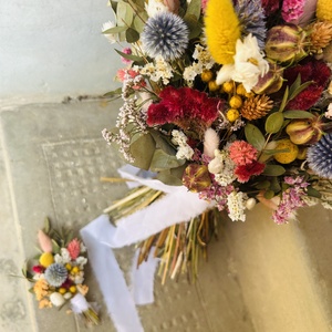 Szárazvirág csokor - esküvő - menyasszonyi- és dobócsokor - Meska.hu