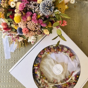 Szárazvirág csokor - esküvő - menyasszonyi- és dobócsokor - Meska.hu