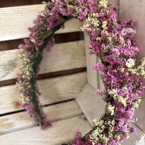 Szárazvirág fejdísz szett - Meska.hu