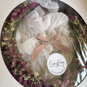 Szárazvirág fejdísz szett - esküvő - hajdísz - fejkoszorú - Meska.hu