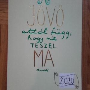 2020-as naptár - otthon & életmód - papír, írószer - naptár & tervező - Meska.hu