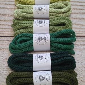 I-CORD fonal - zöld színek (1-6), Kellékek & szerszámok, Rövidáru, Fonal, cérna, Kevert fonal, Horgolás, MESKA