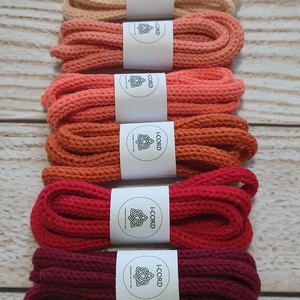 I-CORD fonal - narancs/piros színek (31-36), Kellékek & szerszámok, Rövidáru, Fonal, cérna, Kevert fonal, Horgolás, MESKA