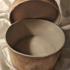 Romantikus, 17 cm-es, kerek papír doboz - otthon & lakás - tárolás & rendszerezés - doboz - Meska.hu