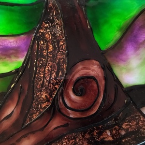 Nyári fa; 30x40 cm-es; keretes plexi kép -  - Meska.hu