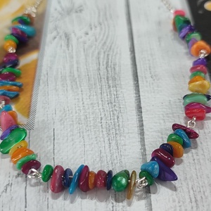 Colorful nyaklánc - ékszer - nyaklánc - gyöngyös nyaklánc - Meska.hu