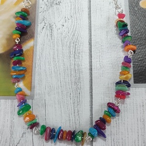 Colorful nyaklánc - ékszer - nyaklánc - gyöngyös nyaklánc - Meska.hu