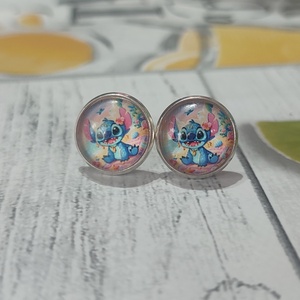 Stitch fülbevaló, Ékszer, Fülbevaló, Pötty fülbevaló, Ékszerkészítés, MESKA