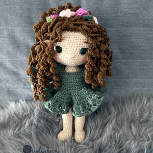 Tünde, a tavaszány - horgolt baba - játék & sport - baba & babaház - baba - Meska.hu