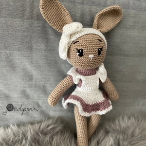 Balerina nyuszi - játék & sport - plüssállat & játékfigura - nyuszi - Meska.hu