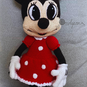 Minnie eg�r, Játék & Sport, Plüssállat & Játékfigura, Plüss mesefigurák, Horgolás, Varrás, MESKA