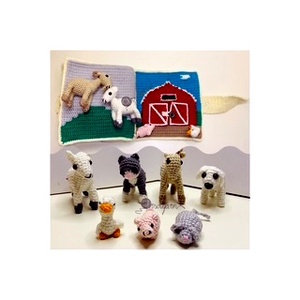 Horgolt interaktív matatókönyv gyerekeknek  A farmon - játék & sport - textilkönyv & babakönyv - Meska.hu