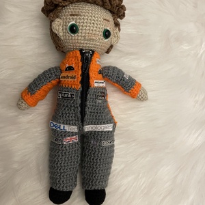 Lando Norris F1 pilóta - játék & sport - plüssállat & játékfigura - ember - Meska.hu