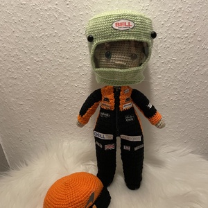 Lando Norris F1 pilóta - játék & sport - plüssállat & játékfigura - ember - Meska.hu