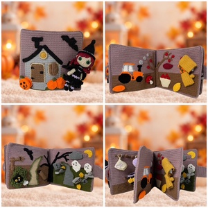Halloween interaktív horgolt könyv � horgolásminta PDF - diy (csináld magad) - szabásminta, útmutató - horgolási minta - Meska.hu
