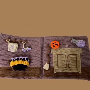 Halloween interaktív horgolt könyv � horgolásminta PDF - diy (csináld magad) - szabásminta, útmutató - horgolási minta - Meska.hu