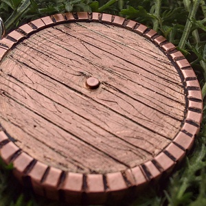 Hobbit, Gyűrűk Ura ihlette kézzel készült vörösréz nyaklánc - ékszer - nyaklánc - medálos nyaklánc - Meska.hu