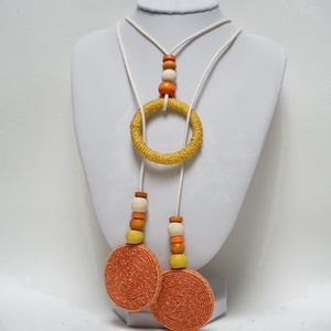 Körbe- körbe karikába nyaklánc - ékszer - nyaklánc - medálos nyaklánc - Meska.hu