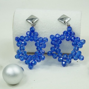 Karácsonyi csillogás fülbevaló - ékszer - fülbevaló - lógó fülbevaló - Meska.hu