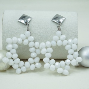 Karácsonyi csillogás fülbevaló - ékszer - fülbevaló - lógó fülbevaló - Meska.hu