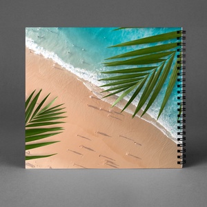 Nászutas vagy Szerelmes  Fotóalbum Fénykép album / Esküvőre is kitűnő nászajándék - 40 lap /80 oldal - 21x19cm pálmás - otthon & életmód - papír, írószer - album & fotóalbum - Meska.hu