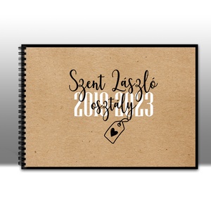 Ballagási AJÁNDÉK - Névre szóló Emlékkönyv - ajándék album - ajándék ötlet A4 méretben - otthon & életmód - papír, írószer - album & fotóalbum - Meska.hu