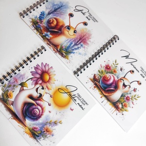 Csiga csoport - Csigás Óvó néni búcsúztató BÚCSÚ ajándék emlékkönyv óvónőknek ballagásra ajándékba - 21x19cm - otthon & életmód - papír, írószer - jegyzetfüzet & napló - Meska.hu