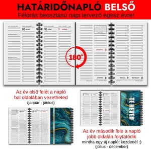DIY Színezhető Fehér Borítóval 2025 Határidőnapló vagy Produktivitásnapló - választható belső + DÍSZDOBOZ - otthon & életmód - papír, írószer - naptár & tervező - Meska.hu