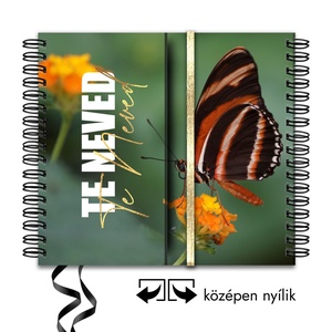 Aranyozott Pillangós 2025 Határidőnapló / Produktivitásnapló Névre Szóló Borítóval + DÍSZDOBOZ + AJÁNDÉK -01, Otthon & Életmód, Papír, írószer, Naptár & Tervező, Fotó, grafika, rajz, illusztráció, Könyvkötés, MESKA