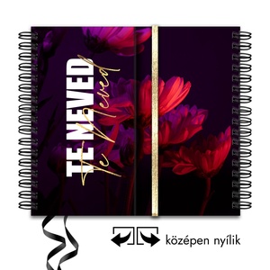 Aranyozott Virágos 2025 Határidőnapló / Produktivitásnapló Névre Szóló Borítóval + DÍSZDOBOZ + AJÁNDÉK, Otthon & Életmód, Papír, írószer, Naptár & Tervező, Fotó, grafika, rajz, illusztráció, Könyvkötés, MESKA