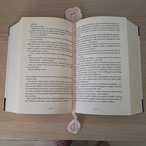 Kavicsrózsa könyvjelző - könyv & zene - könyvjelző - Meska.hu