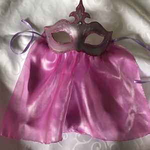 Titokzatos hercegnő fátylas maszk, álarc - ruha & divat - jelmez & álarc - álarc - Meska.hu