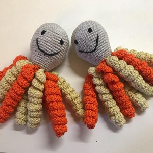 Korip- Amigurumi horgolt polip Tímea részére - Meska.hu