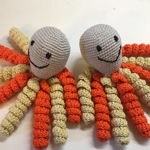 Korip- Amigurumi horgolt polip Tímea részére - játék & sport - baba & babaház - baba - Meska.hu