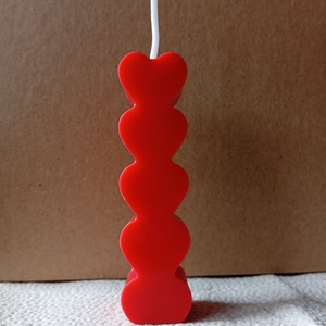 Szívoszlop gyertya, Otthon & Életmód, Gyertya, illat, aroma, Gyertya, , MESKA