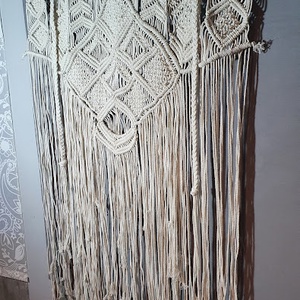 Inka makramé fali dekoráció XXL 80 x 120 cm - otthon & életmód - dekoráció - fali és függő dekoráció - falra akasztható dekor - Meska.hu