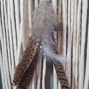 Hopi tollas makramé falidísz XXL  - otthon & életmód - dekoráció - fali és függő dekoráció - falra akasztható dekor - Meska.hu