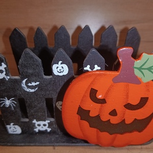 Halloween szalvétatartó- fekete - Meska.hu