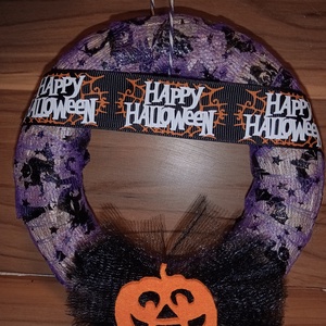 Halloween ajtódsz lila - Meska.hu