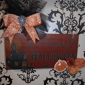 Halloween ajtódsz  - Meska.hu