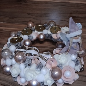 Angyal adventi koszorú  - karácsony - adventi díszek - adventi koszorú - Meska.hu Angyal adventi koszorú  - karácsony - adventi díszek - adventi koszorú - Meska.hu