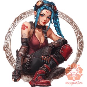 Jinx matrica v10 - ruha & divat - férfi ruha - férfi pulóver - Meska.hu